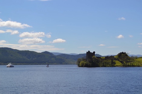 Urquhart Castle from Loch Ness